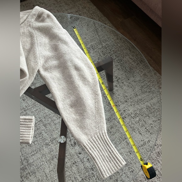 Aritzia Wilfred Poesy Button Front Heather Espace Soft Knit Cardigan Sweater L - Picture 13 of 16